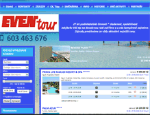 Tablet Screenshot of eventour.cz